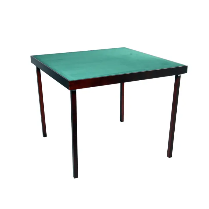 Longfield Poker bridge table Green feltro di fascia alta e gambe da tavolo pieghevoli giochi al coperto e intrattenimento all'ingrosso