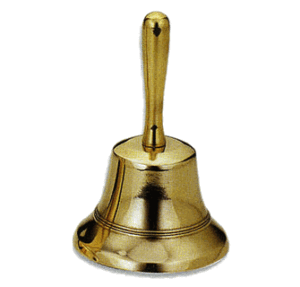 Handmade Indian Brass Modern Bell Sculpture <strong>Silver</strong> and Golden Plated Home Decoration Figurine Statue for Peon Calling <strong>Usage</strong>