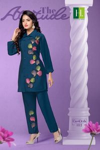 Yeni tasarımcı Modern giyim koleksiyonu mükemmel kalite roma ipek kumaş co-ord Set nakış iş hint iç<span class=keywords><strong>in</strong></span> üretilen <span class=keywords><strong>Surat</strong></span>