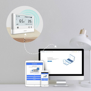 WS1 Pro Wifi Medidor de temperatura Sensor de humedad Monitor USB con pantalla LCD Sensor ambiental