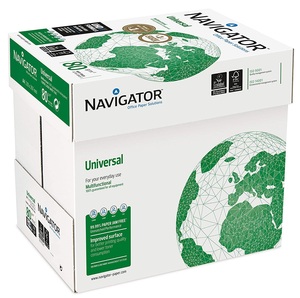 A4 kağıt çift A/Navigator/kağıt bir/Chamex 80 GSM 500 levha başına ream 5 kutu başına reams beyaz renk 100% parlaklık - Product Image 4
