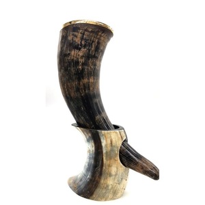 High-Demand Polished Viking <strong>Horn</strong> Ceramic <strong>Cup</strong> Authentic for Beer Mead Band Celebrations Weddings from India - Product Image 6