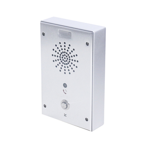 V SIP Outdoor Audio Video Intercom Terminal with Auto Answer and I/O <strong>Control</strong> for Building Entry Security