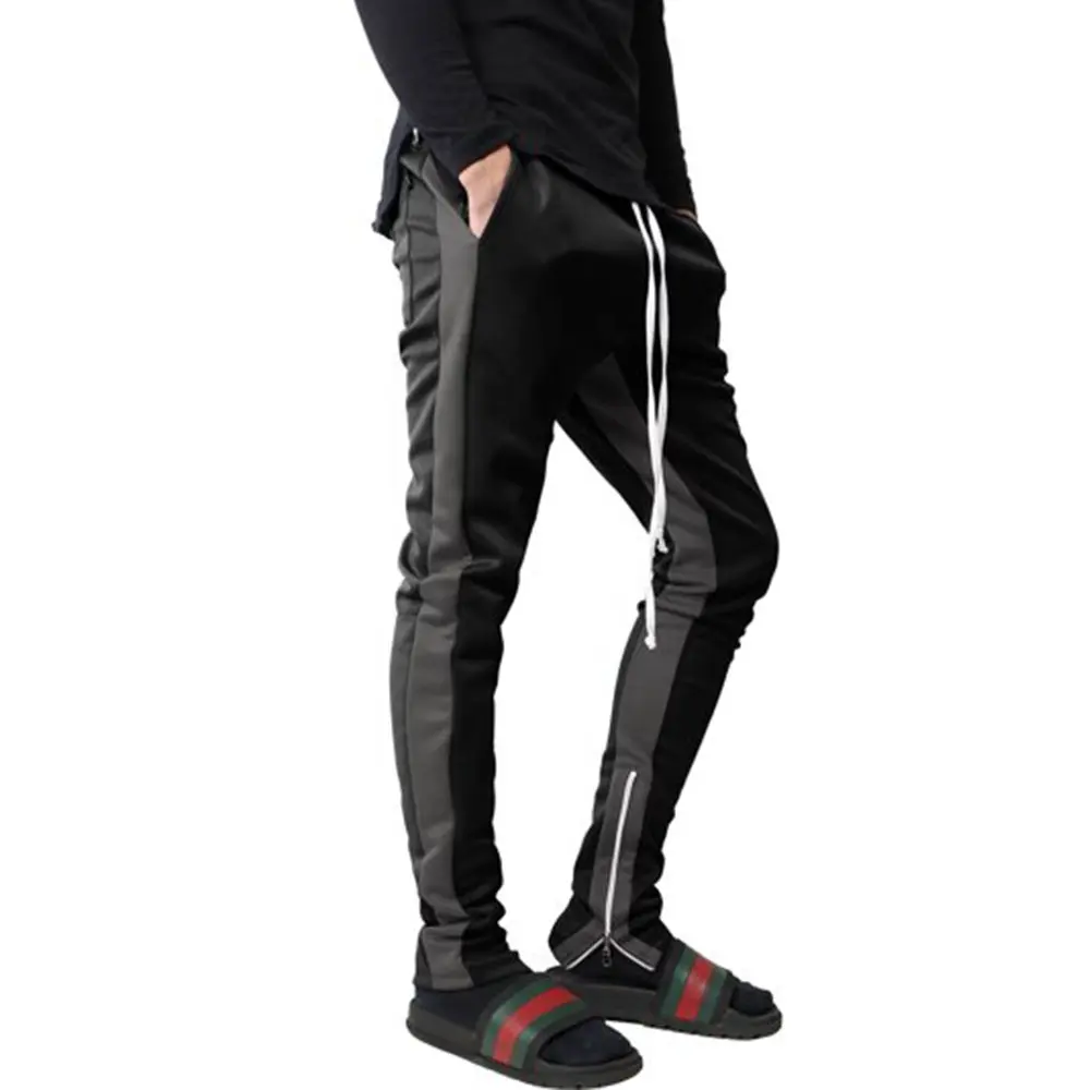 100% कपास उच्च गुणवत्ता trackpants पुरुषों के स्वास्थ्य ऊन ट्रैक पैंट टहलना पहनें स्लिम फिट संगठनों गर्मियों में वसंत सांस पंत