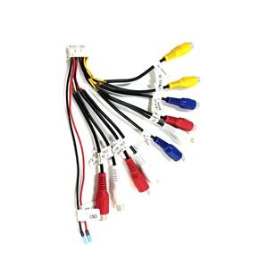 Conector de 18 pines con cable de salida y entrada de audio y video 10-RCA para adaptador de micrófono de accesorios de coche de Radio Android - Product Image 3