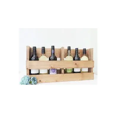 100% Best quality wood Bottle stand for customized size Storage Wooden Display Stand Metal Racks For Luxury Liquor Re