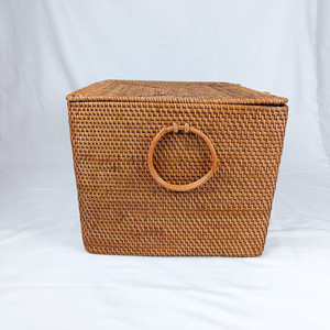 Cheapest Price Natural Big Rattan Storage, Natural Rattan <strong>Trunk</strong> for Home Storage and Organization Handmade From Vietnam - Product Image 2