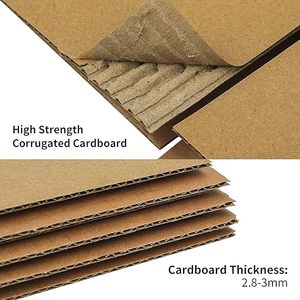 4 X 4 X 4 Corrugated Cardboard <strong>Box</strong> - <strong>3</strong> Ply for Packing, Moving, Shipping, Gifting, and Multi-Purpose Use. - Product Image 6
