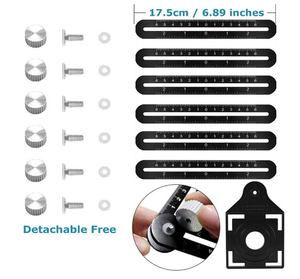 Cetvel kiremit delik bulucu 12 alüminyum alaşım katlanır cetvel Posit kiremit işaretleme aracı kiremit kesme ölçme araçları 6 katlanır cetvel - Product Image 5