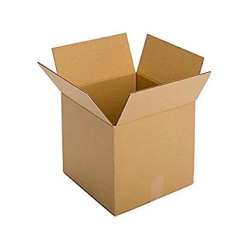 Caja de embalaje corrugada marrón de 3 capas Tamaño: 4X4X4 Longitud 4 pulgadas