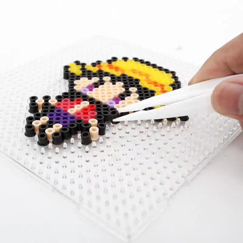 Fai da te istruzione giocattoli creativi su misura perline di plastica regali per bambini prezzo all'ingrosso Perler perline 5mm Mini fusibile