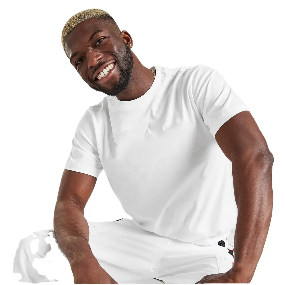 Logo personalizzato slogan personalizzato lettere stampa puff pattern Jersey 250g pesante off spalle uomo unisex t-shirt