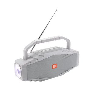 Torch Light Portable Speaker TG804 Waterproof Outdoor Column Wireless Speaker Subwoofer Sound Box with FM/ TF Card/ U Disk <strong>Input</strong> - Product Image 4