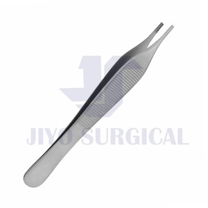 Oftalmik cerrahi aletler 12cm titanyum tıbbi forseps Adson kahverengi doku forseps 3mm diş ucu ile düz için - Product Image 6