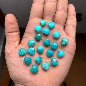 New Arrival <strong>Turquoise</strong> Faceted Heart Carving Gemstone Briolette 10mm Fancy Hand Carved Gemstone Beads for Jewelry Making in <strong>Bulk</strong>
