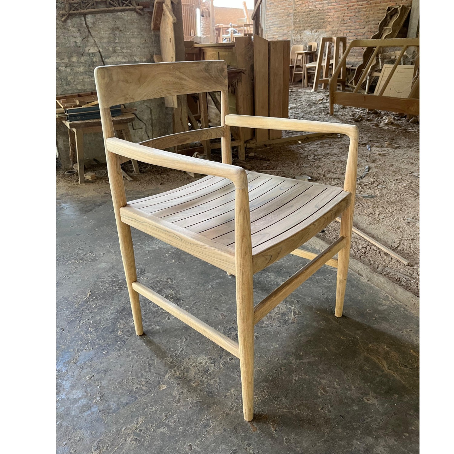 Unfinished Teak A no Cushion