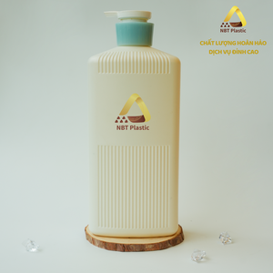 Vietnam fabrika özel tasarım 2L HDPE plastik dikdörtgen şekil şişe şampuan kremi losyon OEM ODM kozmetik ambalaj için - Product Image 4