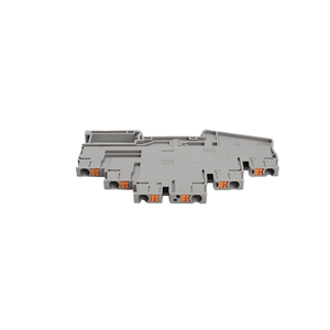 Bloque de terminales Push-in de triple capa de 20A y 500V, aplicación de resorte automotriz de riel DIN, hecho de PC duradero y nailon - Product Image 2