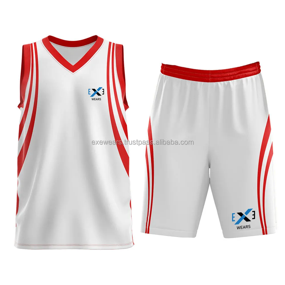 Fornecedor Basquete Esporte Roupas Kits Respirável Mens Basketball Jersey Terno De Treinamento Uniforme De Basquete Azul Negros Cor