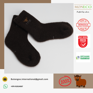 Premium 100% saf moğol <span class=keywords><strong>Yak</strong></span> yün çorap Ultra yumuşak sıcak nefes ayak bileği uzunluğu çorap kaymaz özelliği renkli Logo tasarım - Product Image 2