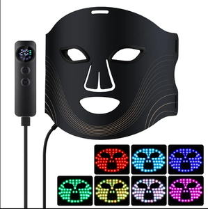 หน้ากากซิลิโคนบำบัดสีแดงแบบมือถือสวมใส่ได้ LED โฟตอนไฟ LED สำหรับใบหน้า PDT ไฟ LED สำหรับใช้ในบ้าน - Product Image 4