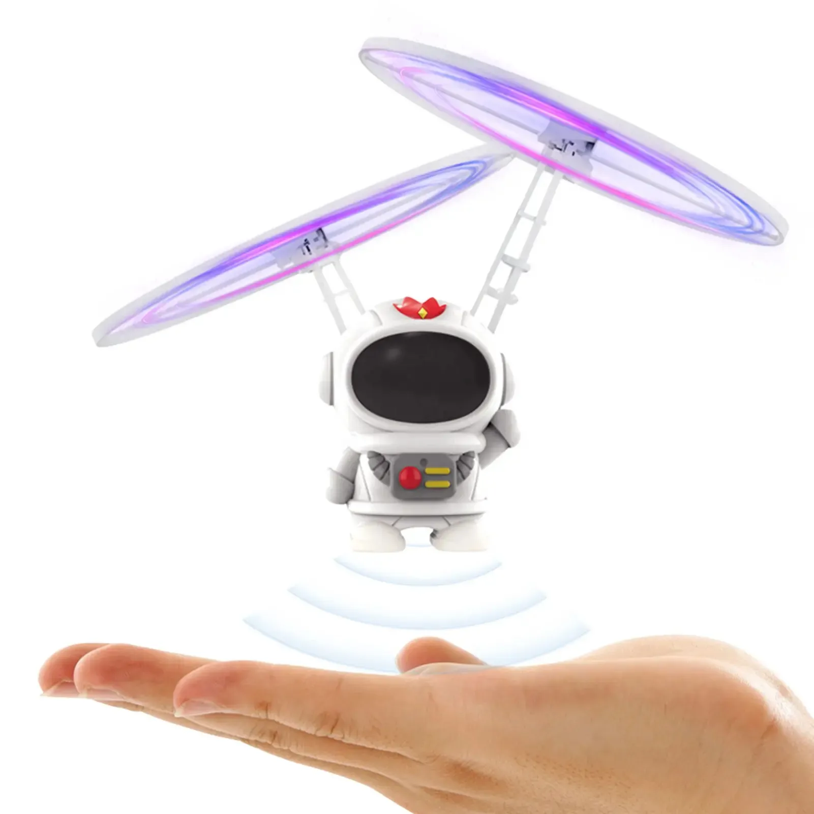 Mainan terbang baru mainan Robot astronot terbang, mainan Robot suspensi induksi kontrol tangan induksi anak Robot Terbang