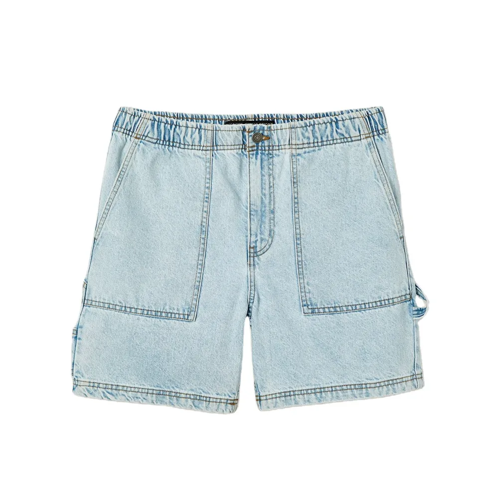 Shorts jeans de verão para calças curtas casuais retas, novo estilo por atacado