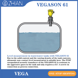 低价高质量液位测量传感器液体5米固体2米VEGASON 61超声波液位计 - Product Image 6