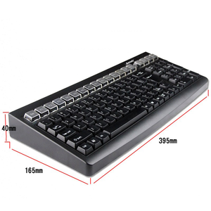 Teclado POS de escritorio USB PS 2 óptico USB tipo C con teclas transparentes Teclado de caja registradora programable Nuevo producto - Product Image 5