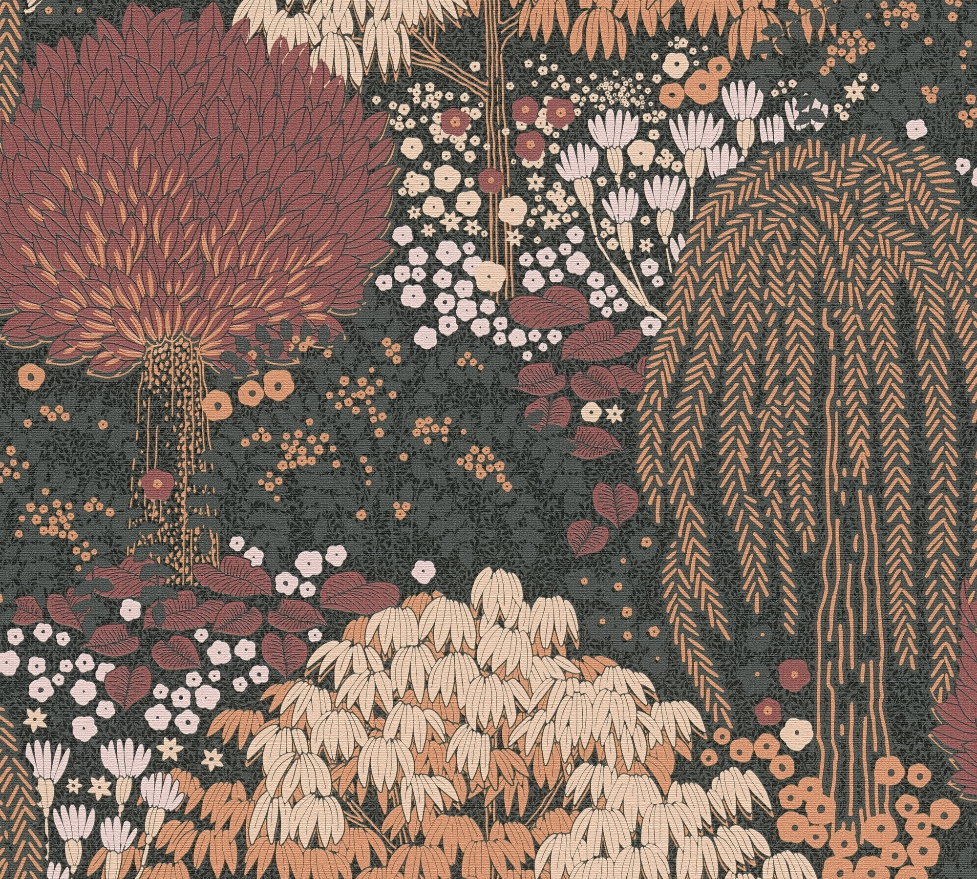 black red pink orange