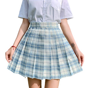 <span class=keywords><strong>Jk</strong></span>ユニフォーム日本の市松模様のスカート女子学生は秋と冬のシャツの成長のための大学スタイルのオリジナルスーツを着用します
