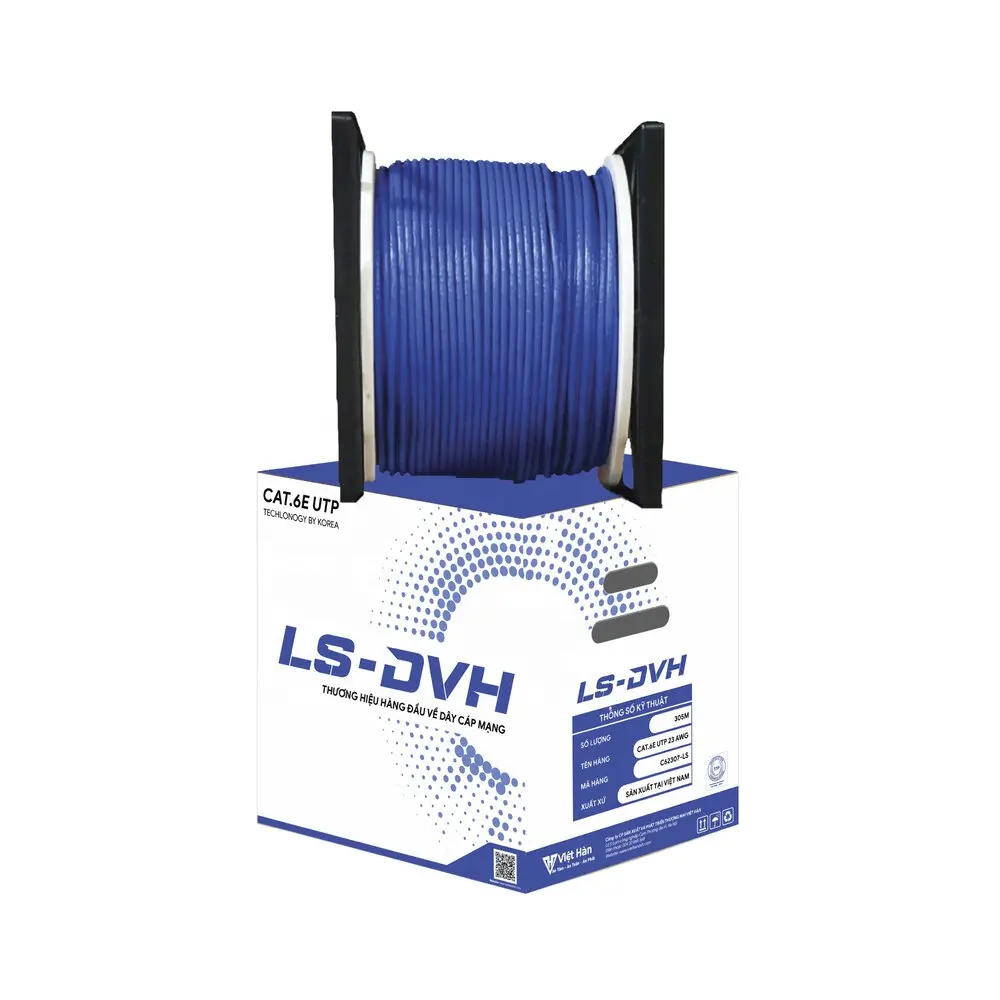 Produits d'exportation en gros CAT6 CAT6E CAT6A UTP 24AWG câble réseau 4p8c cuivre étape de torsion répond aux normes internationales