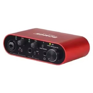 オーディオミキサーBMG-11S工業用グレードライブストリーム録音インターフェース付きカラオケ用