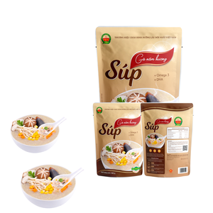ISO HACCP認定のおいしいチキンスープ、しいたけのすぐに食べられる<span class=keywords><strong>MRE</strong></span>アジアンスタイルのインスタントスープベトナム卸売業者から