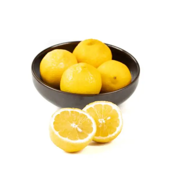Frutas de limón frescas, orgánicas, recién cosechadas