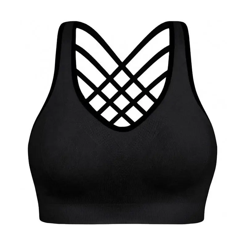 Hot Sale Damen Yoga Active wear Gym Crop Top Damen Elastisch verstellbarer Sport-BH Beste Qualität