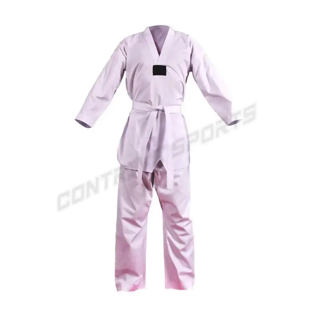 Atacado Custom Made Taekwondo Uniformes Para Homens De Alta Qualidade Taekwondo Uniforme OEM Personalizado Artes Marciais Taekwondo Uniformes