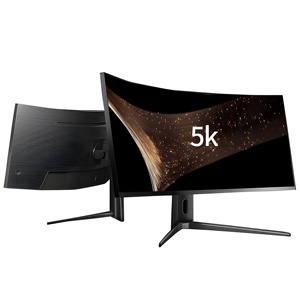 Monitor curvo de 49 pulgadas 32:9 5K con HDR y entrada tipo C para juegos y uso profesional