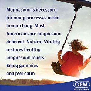 Magnezyum sitrat takviyesi stres giderici glutensiz vejetaryen sakin Gummies sağlıklı yanıtları rahatlatır ve sakinleştirir destekler - Product Image 6