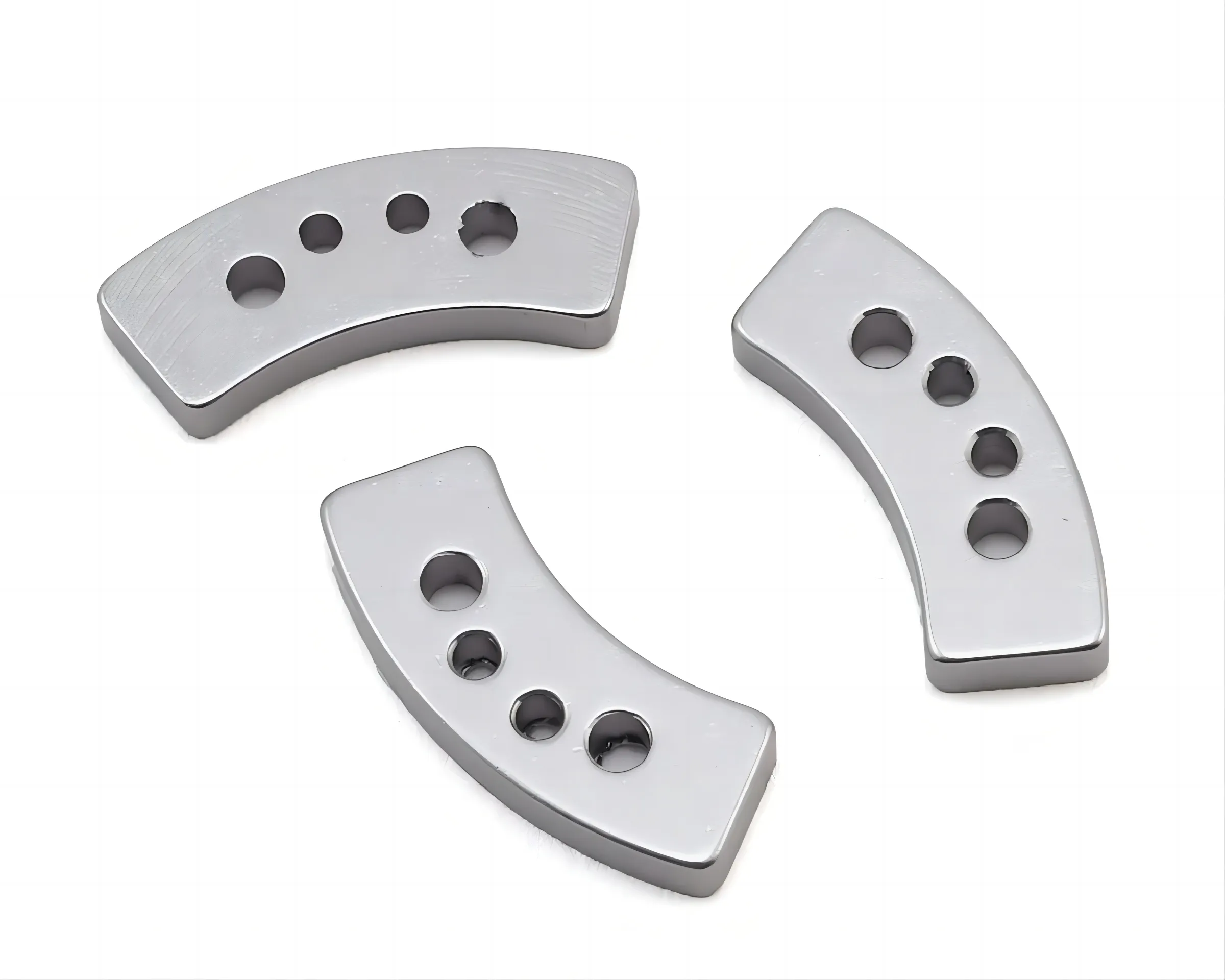 Custom Aluminium Hard Geanodiseerde Lange Slipper Koppelingspads Cnc-Bewerkingsonderdeel