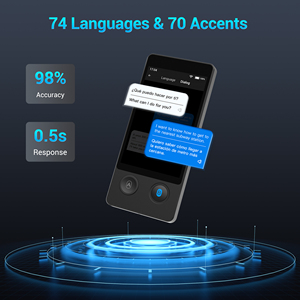 W12 Wifi Sprach-Touchscreen-Übersetzer Intelligente Sprach aufzeichnung Text übersetzungs ausrüstung Offline-Übersetzungs maschine