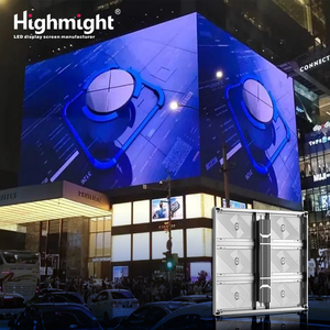 Pantalla LED comercial para exteriores P8 Pantallas LED de instalación fija resistentes a altas temperaturas para publicidad de centro comercial SDK - Product Image 1