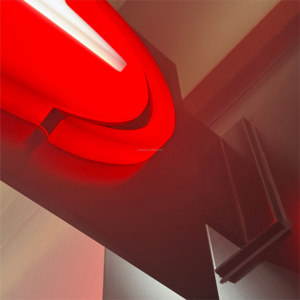 Kunden spezifische doppelseitige Luminous Ruby Series Logo-Buchstaben, anpassbare Leucht muster in verschiedenen Formen und Farben - Product Image 3