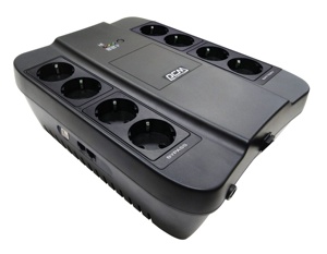 UPS fuera de línea monofásico de 1000VA con 8 enchufes y reemplazo de batería de fácil intercambio Entrada de CA y salida de CC Pantalla LED/LCD - Product Image 2