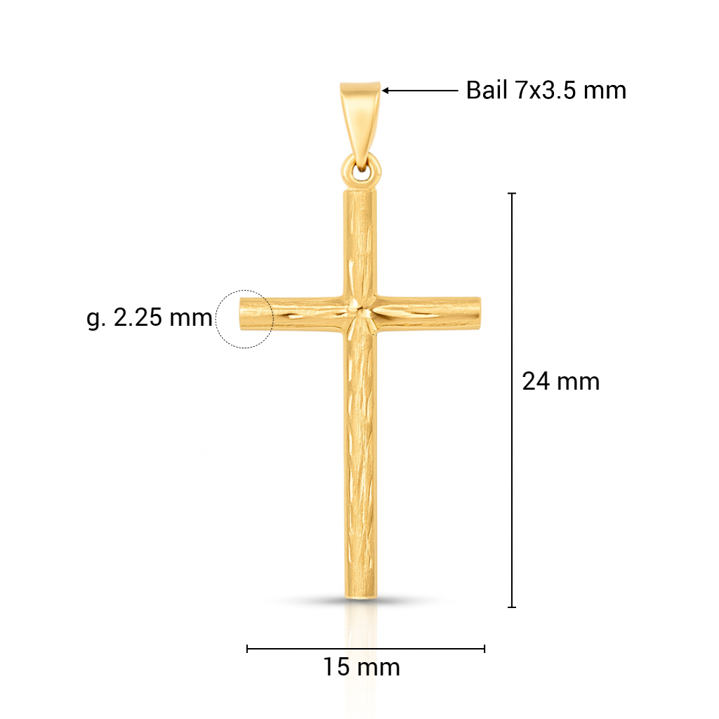 เยลโลว์โกลด์ 24x15มม