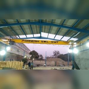 टिकाऊ एकल गर्डर ईट क्रेन 10 टन रेटेड लोड गैनेश इंजीनियरिंग सह निर्माता आपूर्तिकर्ता निर्यातक निर्यातक - Product Image 3