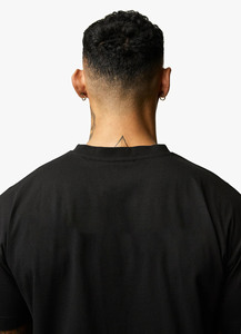Özel erkek ağır T-Shirt ile lüks Mock boyun hızlı kuru spor gömlek boy ve özel baskı logosu için boş - Product Image 6