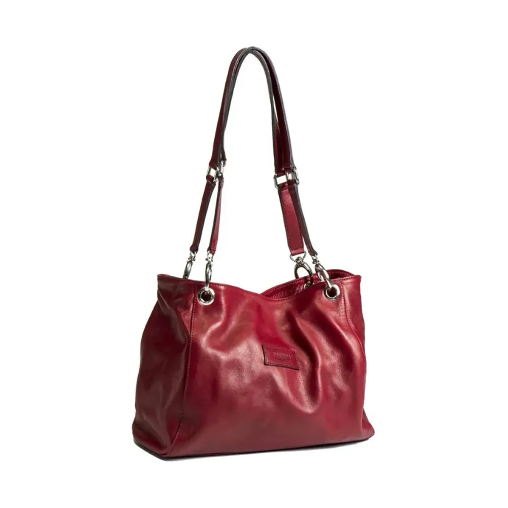 Nieuwe Collectie Lederen Mini Alessandra-Rode Kleur Handtas Voor Dames Met De Beste Kwaliteit Tegen Een Betaalbare Prijs