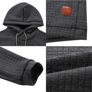 男士新品牌实心连帽运动服冬季休闲运动服，带裤子加尺码S-5XL连帽运动服