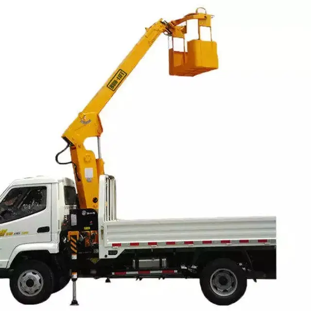 Camion de cueillette de cerise d'ascenseur de boom 10m -20m cueilleur de cerise hydraulique à vendre